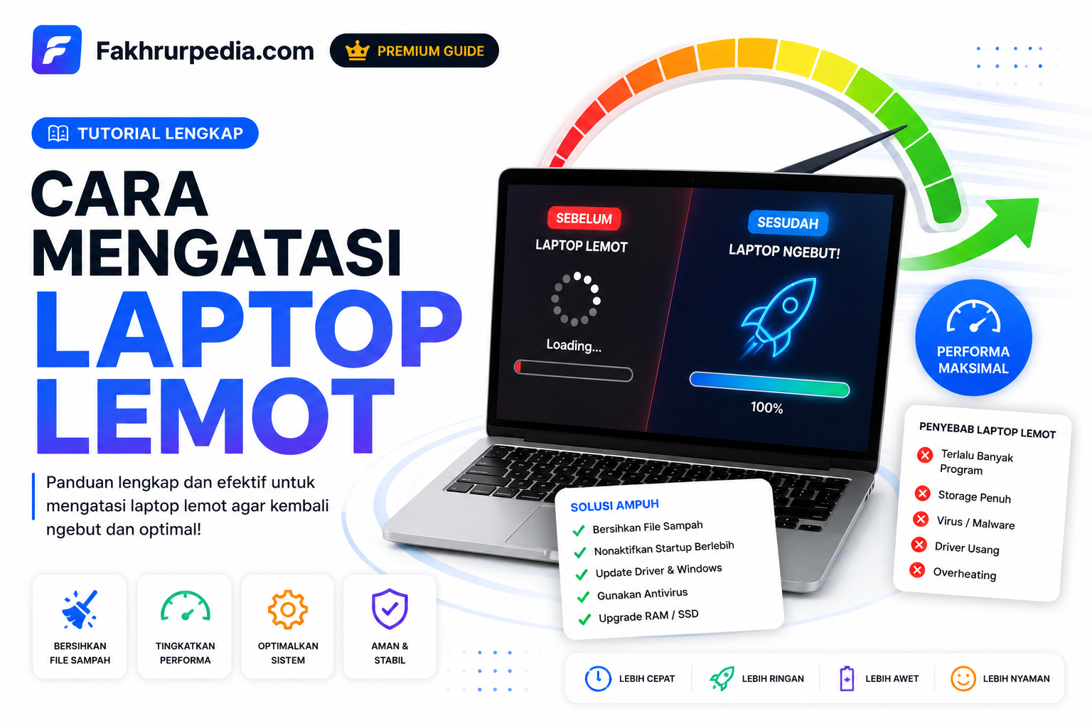 7 Cara Mengatasi Laptop Lemot Windows 10 dan 11 agar Kembali Ngebut